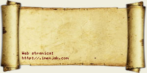 Jelisaveta Tomović vizit kartica